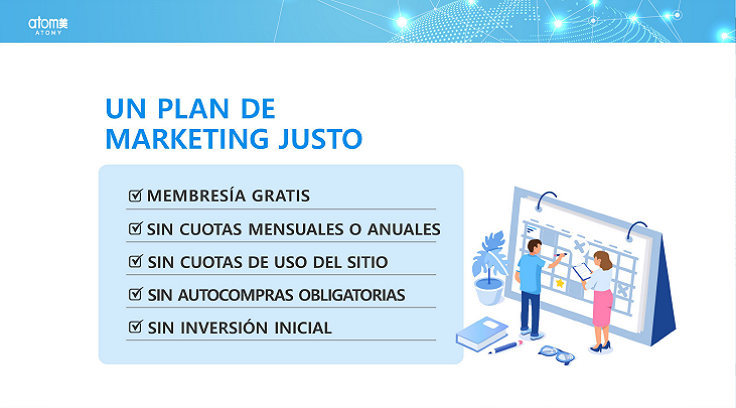 Atomy un plan de Negocio Justo